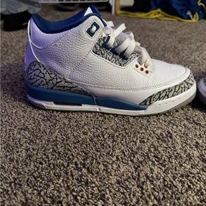 Jordan 3 wizard blues size 6.5